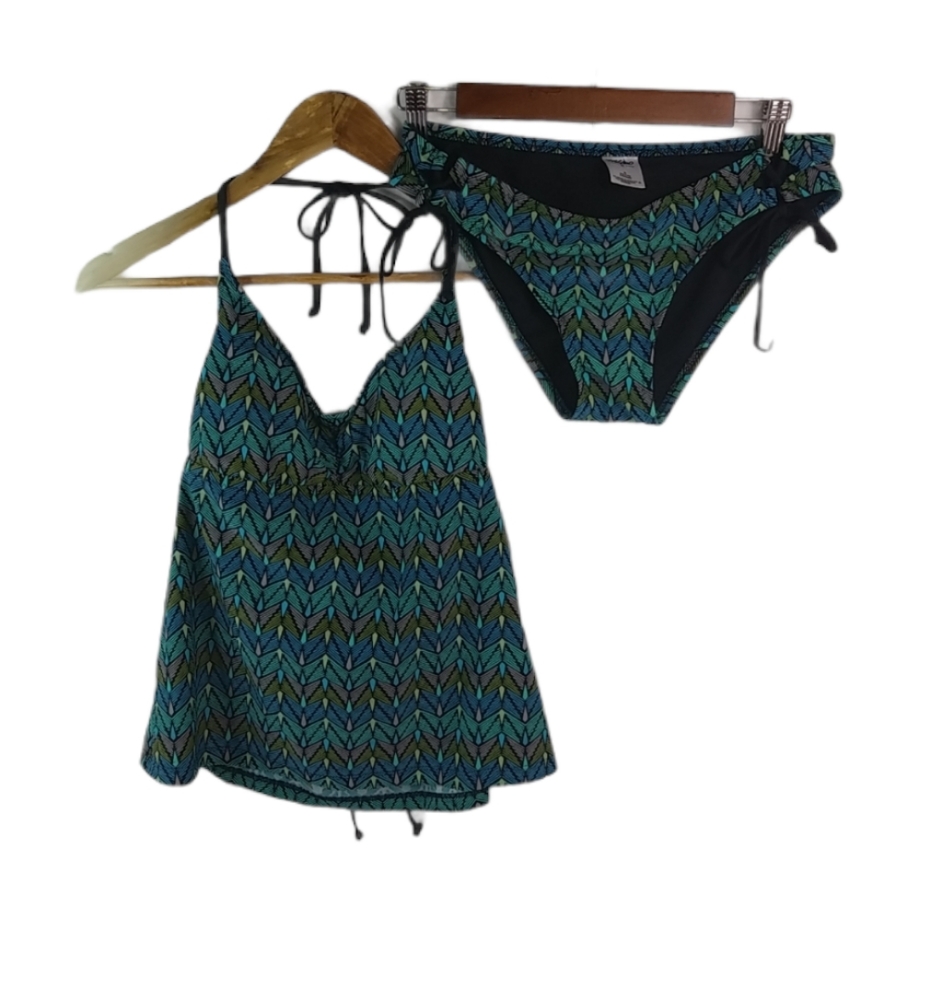 Mossimo S/M Turquoise Aqua Tankini Swim - Picture 10 of 11